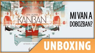 Kanban EV társasjáték unboxing  mi van a dobozban [upl. by Ely5]