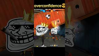 Trollface Overconfidence 😈shortsfeed freefireshorts trollface [upl. by Okkin]