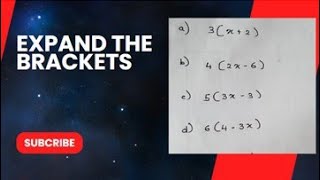 Expanding bracketsmath youtube expanding bracketseasy lovemaths table exercise workout [upl. by Nodnahs]