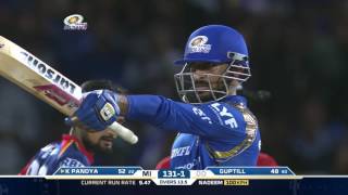 MIDD Krunal Pandyas blistering knock helps MI win [upl. by Notreb996]