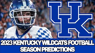 Kentucky Wildcats  2023 Football Schedule Predictions [upl. by Rubetta]