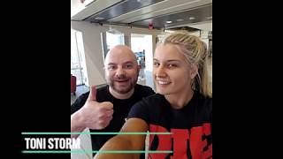 WrestleMania 34 Vlog Day 1 Meeting Toni Storm and Tommy Dreamer  Bourbon St [upl. by Ahsei]