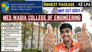 MES Wadia College of Engineering Top Engineering College in Pune  Placements Facilities amp More [upl. by Ingmar]