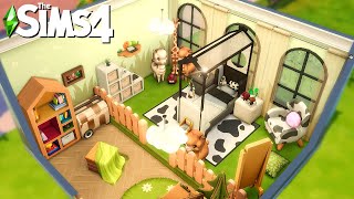 Toddler Farm Platform Bedroom The Sims 4 Room Building Shorts Shortsmas ShortsmasChallenge [upl. by Aicital]