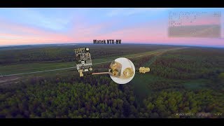 Test FPV Matek VTXHV and FlySky I6X [upl. by Ayidan694]