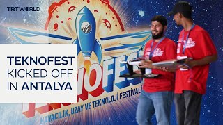 TEKNOFEST Youth Compete at Türkiyes Tech Festival in Antalya [upl. by Ojimmas968]