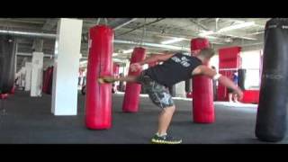 Heavy Bag Workout  v56  Sidekick Squat Thrust Jumpers [upl. by Hilda]