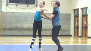 Wendy Whelan and Tyler Angle rehearse new Wheeldon piece [upl. by Oisacin820]