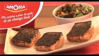 Pavé de saumon laqué au ketchup  750g [upl. by Adyl392]