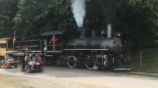 Handy Dandy Railroad 9 Leaving the Station  Denton FarmPark 63018 [upl. by Alian]