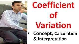 what is Coefficient of Variation  calculation and interpretation of coefficient of variation [upl. by Yeh]