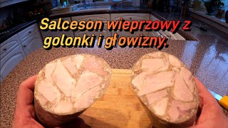 Odc 51 Pyszny swojski SALCESON z głowizną i golonką przepis od A do Z [upl. by Kcyrred117]