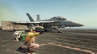 Aircraft Carrier Takeoffs amp Landings [upl. by Belinda292]