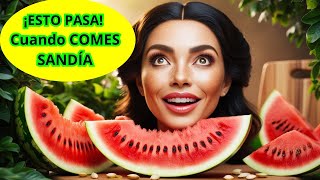 Lo QUE OCURRE en tu CUERPO al COMER SANDÍA🍉 [upl. by Engelbert943]