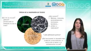 MOOC Biomateriales 1221 Introducción a la ingeniería de tejidos I [upl. by Allac]