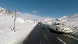 First Snowfall along the A93 Snow Road to Glenshee Ski Centre Cairngorms Scotland Oct 2018 [upl. by Spracklen108]