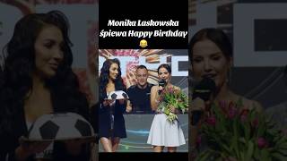 Monika Laskowska śpiewa Happy Birthday 😂 cloutmma konferencja freakfight viral dc [upl. by Seavir]