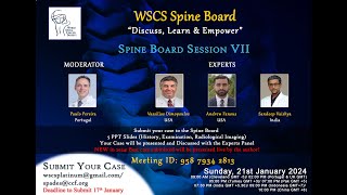 WSCS Spine Board  Session VII [upl. by Eberta]