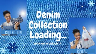 DENIM HAUL  MY ENTIRE DENIM BAG amp ACCESSORIES COLLECTION Moknowsbeauty [upl. by Wheelwright1]