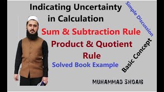 Indicating Uncertainty in Calculation Lec10 Class11 Measurement [upl. by Ecined]