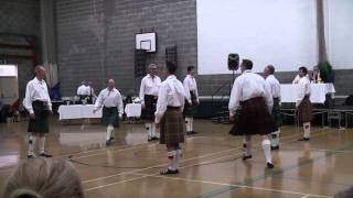 Newcastle Scottish Dancing Festival 2012 Newcastle RSCDS Men Quarries Jig [upl. by Daffie770]