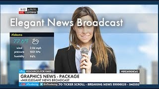 vMix Elegant News Broadcast Package [upl. by Aenal]