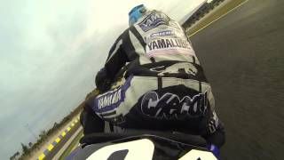 2013  Le Mans Un tour embarqué David Checa Yamaha R1 GMT94 Michelin [upl. by Whitelaw]