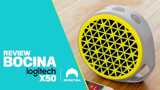 Review Bocina Portátil X50 con bluetooth y entrada 35 mm Logitech [upl. by Madonna]