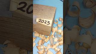 DIY Carpenters Calendar Bye 2023 – Hello 2024 shorts diy woodworking handytips [upl. by Orteip]