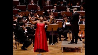 BETTY GARCÉS Sings quotSalida de Cecilia Valdesquot by G Roig  Thailand Philharmonic Orchestra [upl. by Opportina]