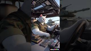 😾White cats enlisted in the army🙀💪 cats aicat funny shortvideo family army short [upl. by Hirschfeld]