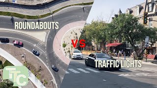 Roundabouts VS Signalized Intersections what is the better intersection design [upl. by Alyse976]