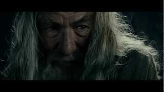 LOTR The Fellowship of the Ring  Extended Edition  Gandalf speaks to Frodo in Moria [upl. by Eekorehc]