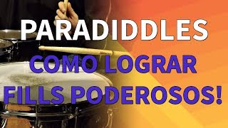 Cómo tocar un fill con Paradiddles Aplicando Rudimentos [upl. by Schurman]