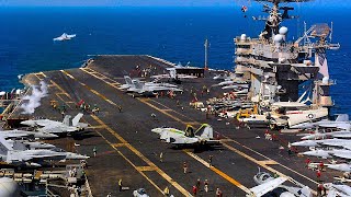 Life Inside Massive USS Nimitz Class Aircraft Carrier At Sea  Full Documentary [upl. by Lomax]