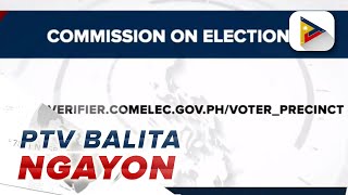 Online voter precinct finder ng Comelec aktibo [upl. by Yhtur]