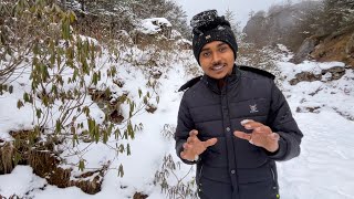 gangtok zero point vlog [upl. by Einafpets855]