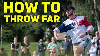 How To Throw A Disc Far [upl. by Agosto7]