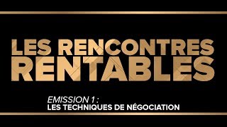 RR 1 LART de la NÉGOCIATION pour investir dans limmobilier [upl. by Hairahs]