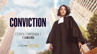 Conviction T1  Estreia 1 Janeiro  TVCine EDITION [upl. by Attenat]