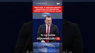 Tarczyński w Parlamencie Europejskim nt powodzi w Polsce [upl. by Horter797]