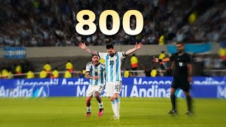 Lionel Messi ● All 800 Goals in Career ● With Commentaries [upl. by Friedland233]