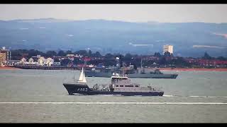 HMS IRON DUKE F234 arriving into Portsmouth 11072024 [upl. by Ume]