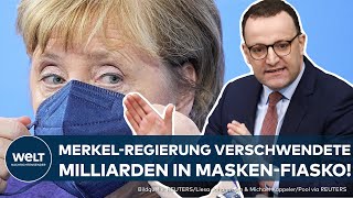 CORONAPANDEMIE Maskenskandal der MerkelRegierung  ExGesundheitsminister Spahn im Kreuzfeuer [upl. by Annahavas870]