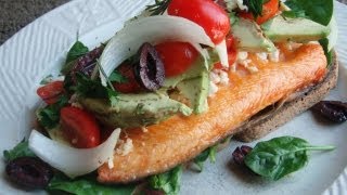 Low Carb ArcticChar Sandwich Recipe On Paleo Bread™ [upl. by Nojad]