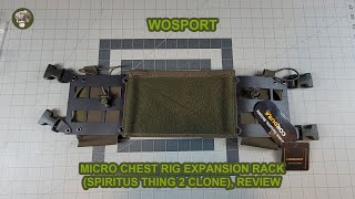 WOSPORT Chasis Spiritus Thing 2 clone review [upl. by Massiw]