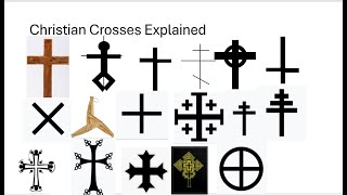 Different types of Christian crosses explained [upl. by Einiar368]