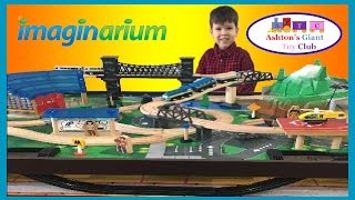 IMAGINARIUM METRO LINE TRAIN TABLE WITH UNDERGROUND STATION ASSEMBLE AND PLAY [upl. by Eetsim]