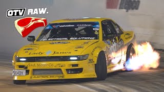 OTVRAW D1NZ Drifting Pro Sport Restricted Class at Baypark 2023 [upl. by Tarah472]