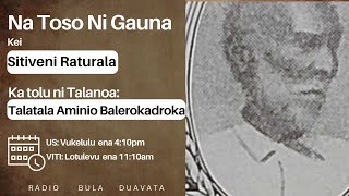 Sarava nai talanoa kei Talatala Aminio Balerokadroka ena Toso ni Gauna [upl. by Idnas]